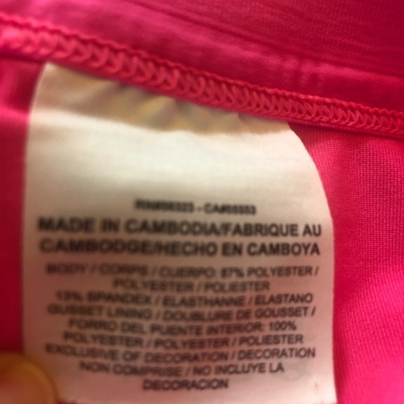 Nike GolfTour Performance Dri Fit Kick Shorts Size S Hot Pink Fitted N Summer - Picture 4 of 5